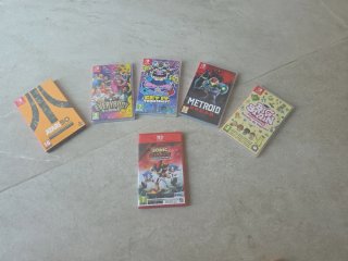 Varios juegos Switch 1 y 2. Algunos precintados