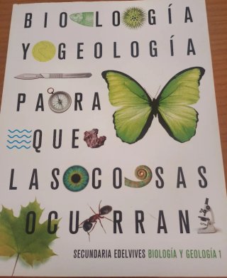 Libro Biología y Geología Edelvives 1