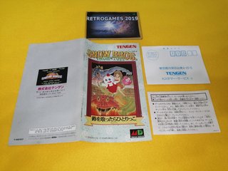 SNOW BROS SEGA Mega Drive / GENESIS REG CARD