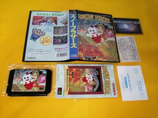 SNOW BROS SEGA Mega Drive / GENESIS REG CARD