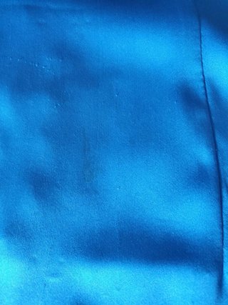Tubino azzurro in raso