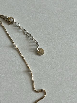 Cadena plata LUXENTER inicial M