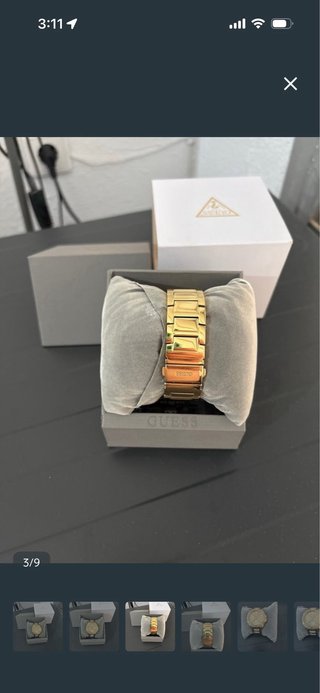 Reloj Guess Dorado Mujer nuevo