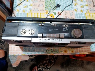 Radio Cassette Vintage International Plata