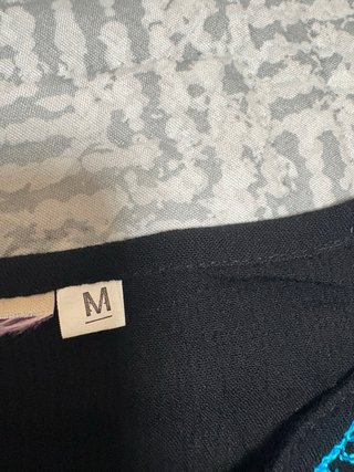 Camisola larga bordada