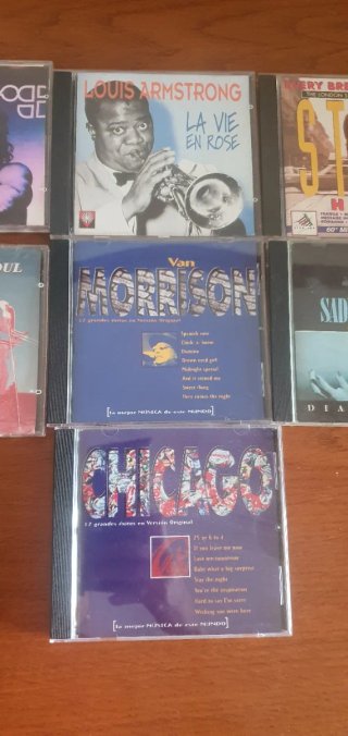 Lote 7 CDs Música Variada: Pop, Soul, Jazz