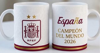 Taza España Campeón del Mundo 2026