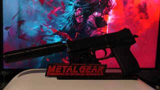 Metal Gear Solid - Réplica Pistola Solid Snake