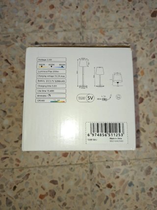 2 Lámparas de Mesa YICAizi USB Táctil