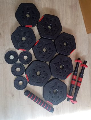 Juego Mancuernas Pesas Ajustables