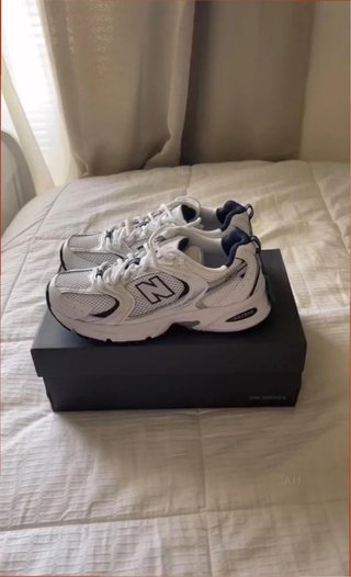New Balance 530 Talla 37 Plata/Blanco