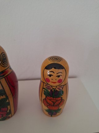 SET MATRIOSKE IN LEGNO DA COLLEZIONE
