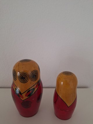SET MATRIOSKE IN LEGNO DA COLLEZIONE