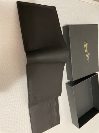 Portafoglio Borsalino Pelle Uomo Marrone Scuro