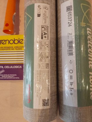 2 Rollos Papel Pintado Grenoble Vinílico