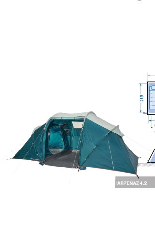 Tienda Campaña Arpenaz Family 4.2