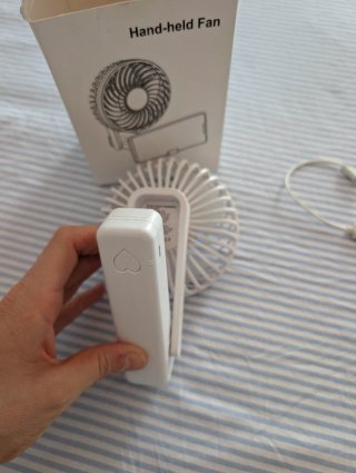 Ventilador Portátil de mano y de mesa