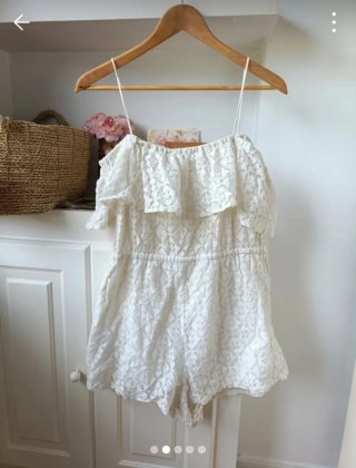 Mono blanco crochet Oysho