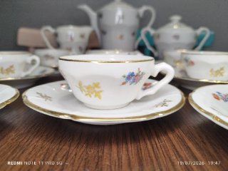 Juego de café porcelana francés antiguo