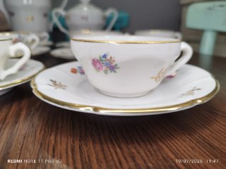 Juego de café porcelana francés antiguo