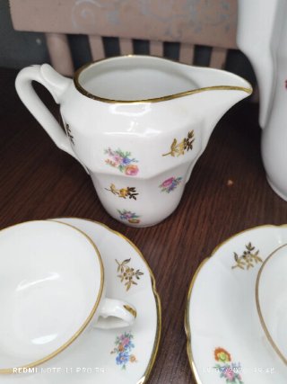Juego de café porcelana francés antiguo