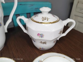 Juego de café porcelana francés antiguo