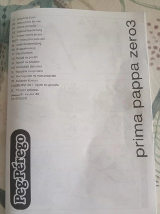 Trona Bebé Peg Perego Prima Pappa Zero 3