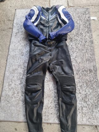 Tuta da moto GMS in pelle