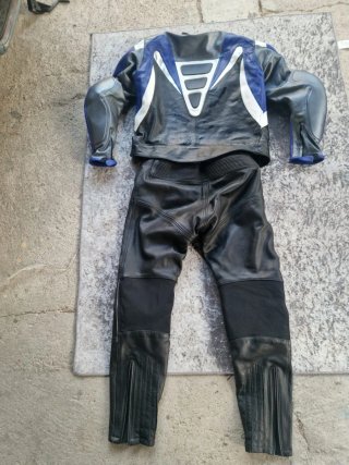 Tuta da moto GMS in pelle