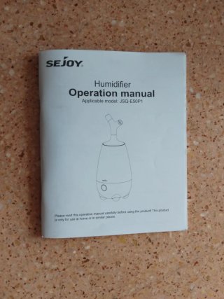 Humidificador SEJOY Aromas 5L nuevo