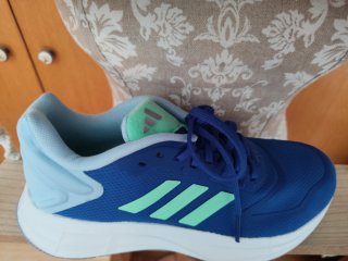 Deportivas Adidas Azul y Verde Nuevas