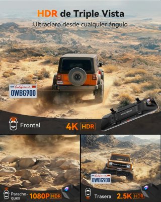 WOLFBOX G900 TRIPRO Dashcam 4K GPS