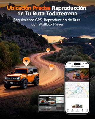 WOLFBOX G900 TRIPRO Dashcam 4K GPS