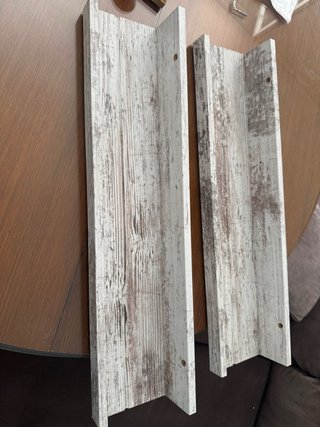 2 Estanterías Madera Estilo Rústico