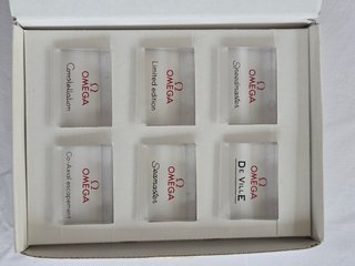 Set completo OMEGA  6 placas modelos relojes