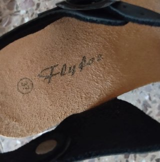 Sandalias plataforma negras talla 37 con 1sólo uso