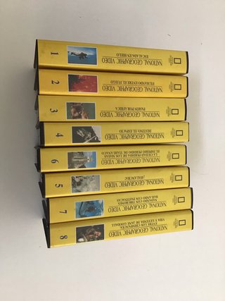 Lote 8 VHS National Geographic (Español)