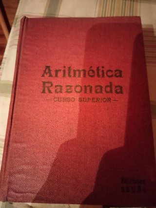 Libros antiguos de algebra y aritmética