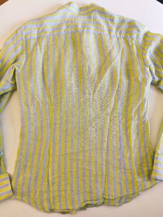 Camicia coreana 100% lino made in italy M 41