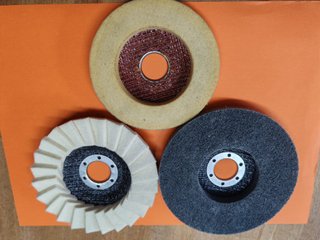 LOTE 3 DISCOS AFINADO METALES