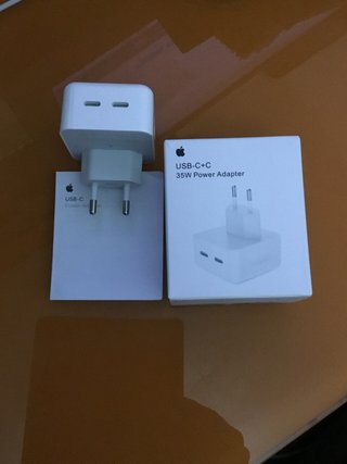 Cargador Apple Dual USB-C 35W