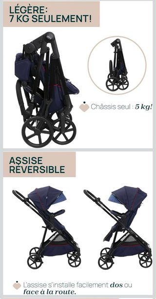 Cochecito Chicco Seety Azul