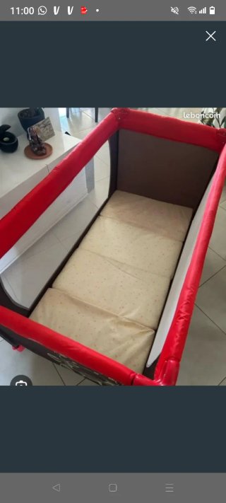 Cuna de viaje L'ls Rosi con mosquitera