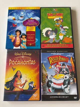 Lote 15 DVDs Películas Disney y Más