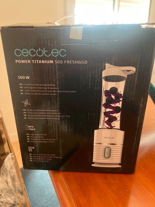 Cecotec Power Titanium 500 Fresh&Go Batidora
