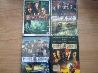 Pack 4 Películas Piratas del Caribe DVD