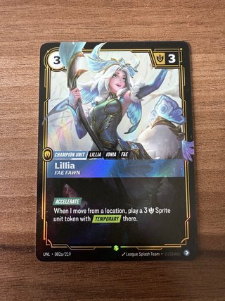 Lillia Fae Fawn V2 Carta LoL Riftbound
