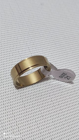Anillo Acero Inoxidable Talla 21