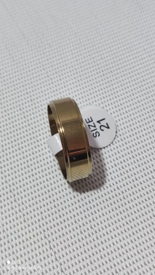 Anillo Acero Inoxidable Talla 21