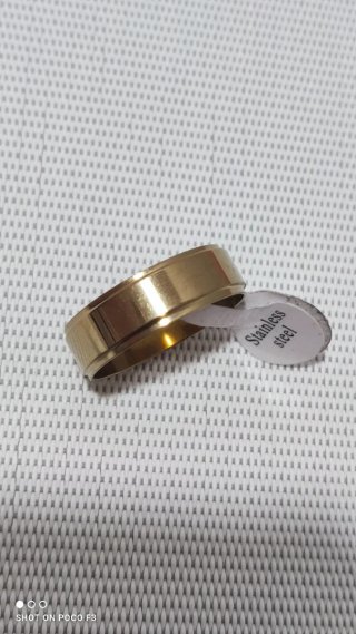 Anillo Acero Inoxidable Talla 21